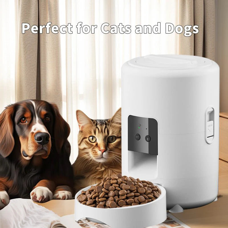 HEYBO Automatic Cat Feeder Timed Pet Feeder for Cat Dog Small-Pet