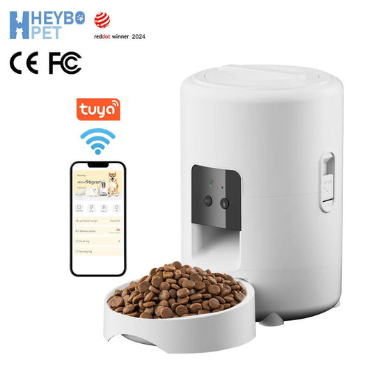 HEYBO Automatic Cat Feeder Timed Pet Feeder for Cat Dog Small-Pet