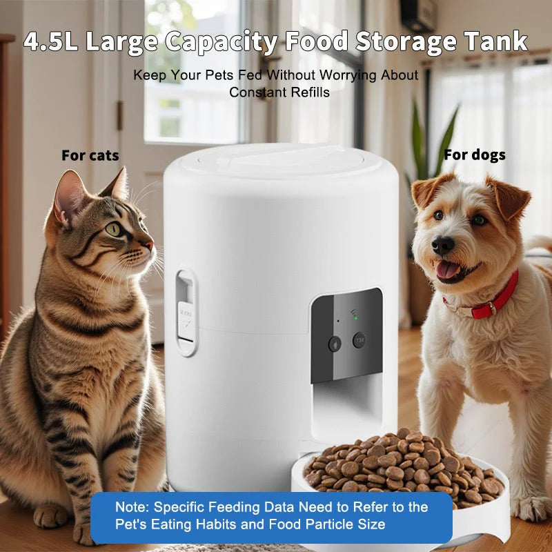 HEYBO Automatic Cat Feeder Timed Pet Feeder for Cat Dog Small-Pet